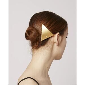 Sylvain le Hen Hair clip HC03 in Gold Metallic(Silver) NWT MSRP: $59